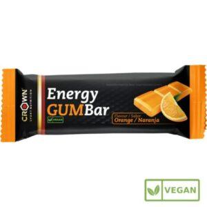 Crown Sport Energy Gum Bar Orange electrolytes, BCAA - 30g